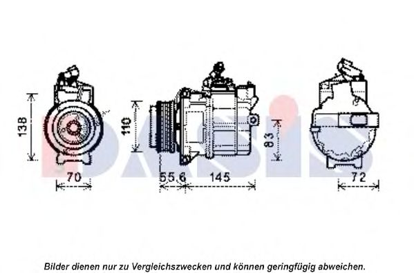 Imagine Compresor, climatizare AKS DASIS 851903N