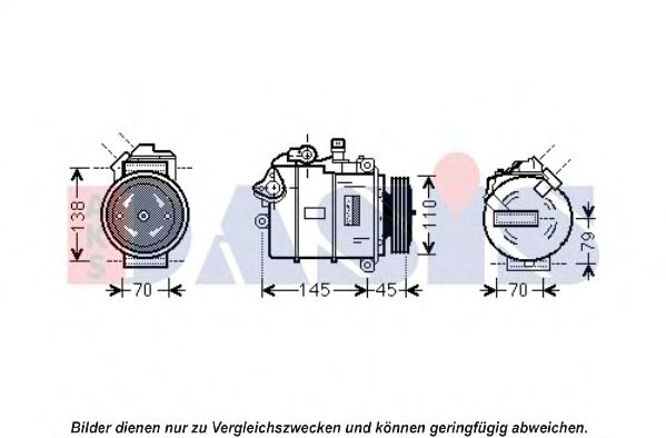 Imagine Compresor, climatizare AKS DASIS 851905N