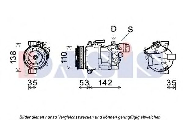 Imagine Compresor, climatizare AKS DASIS 851912N