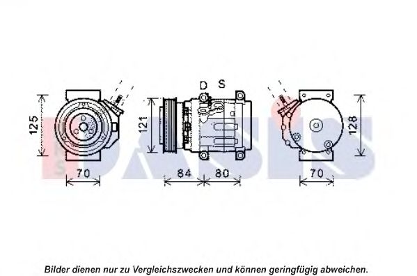 Imagine Compresor, climatizare AKS DASIS 851919N