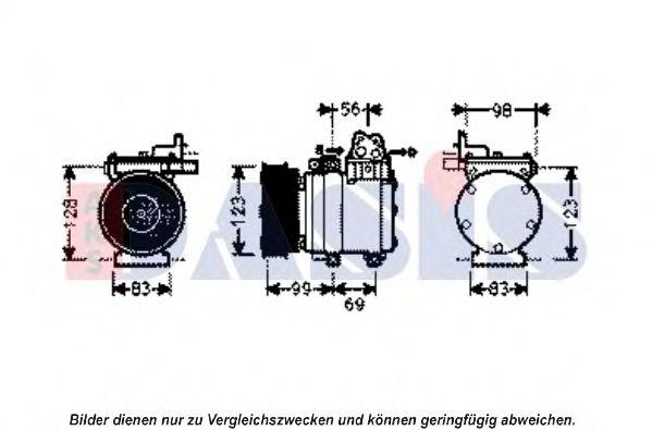 Imagine Compresor, climatizare AKS DASIS 851941N