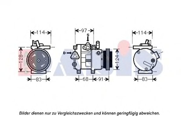 Imagine Compresor, climatizare AKS DASIS 851947N