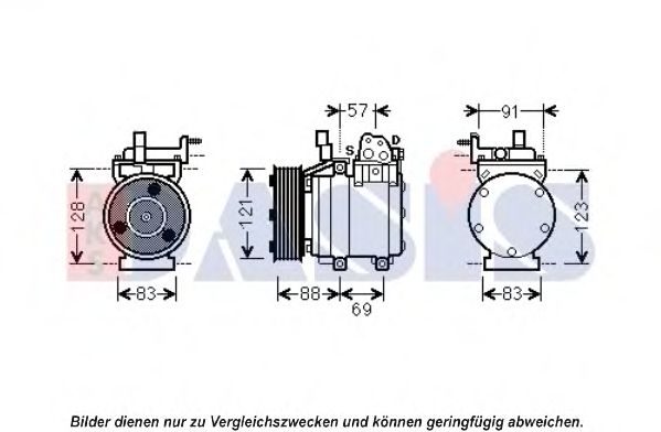 Imagine Compresor, climatizare AKS DASIS 851949N