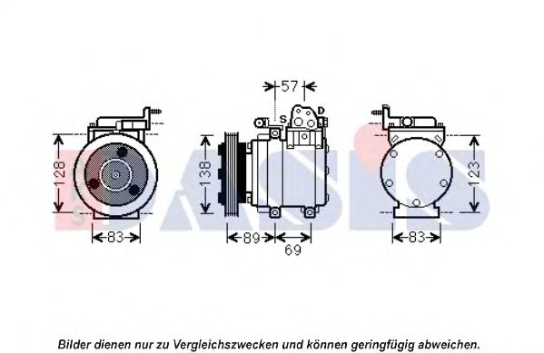 Imagine Compresor, climatizare AKS DASIS 851951N