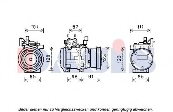 Imagine Compresor, climatizare AKS DASIS 851953N