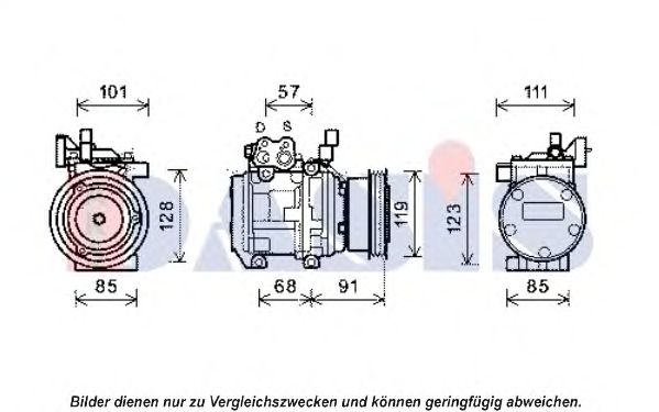 Imagine Compresor, climatizare AKS DASIS 851955N