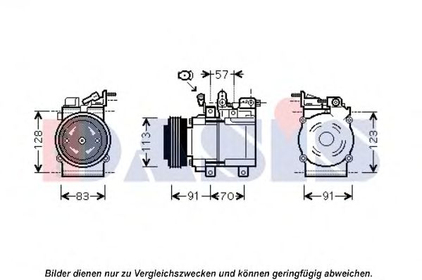 Imagine Compresor, climatizare AKS DASIS 851961N