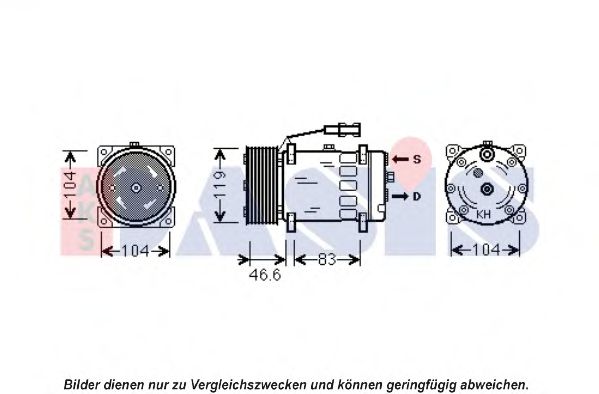 Imagine Compresor, climatizare AKS DASIS 851964N