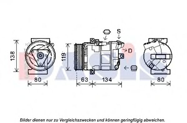 Imagine Compresor, climatizare AKS DASIS 851978N