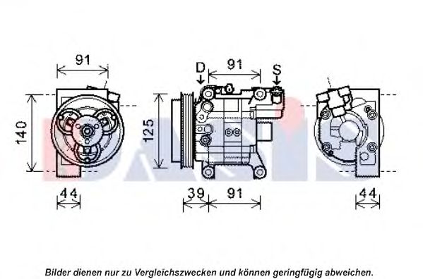 Imagine Compresor, climatizare AKS DASIS 851981N