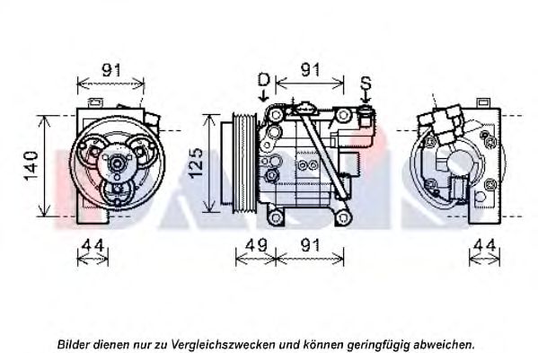 Imagine Compresor, climatizare AKS DASIS 851982N