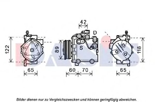 Imagine Compresor, climatizare AKS DASIS 851985N