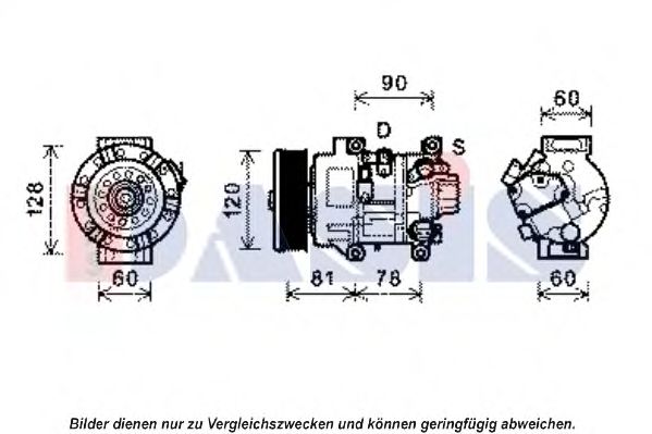 Imagine Compresor, climatizare AKS DASIS 851986N