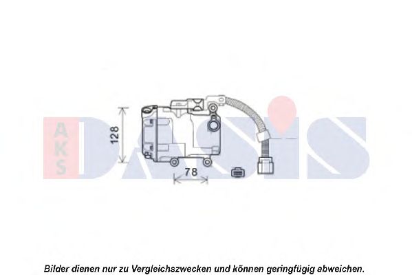 Imagine Compresor, climatizare AKS DASIS 851987N