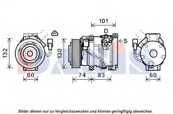 Imagine Compresor, climatizare AKS DASIS 851993N