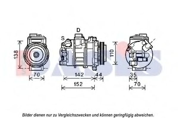 Imagine Compresor, climatizare AKS DASIS 852548N