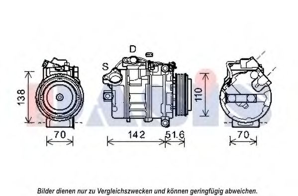 Imagine Compresor, climatizare AKS DASIS 852549N