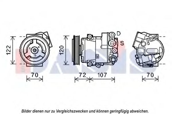 Imagine Compresor, climatizare AKS DASIS 852603N