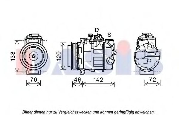 Imagine Compresor, climatizare AKS DASIS 852604N