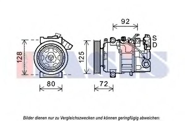 Imagine Compresor, climatizare AKS DASIS 852609N