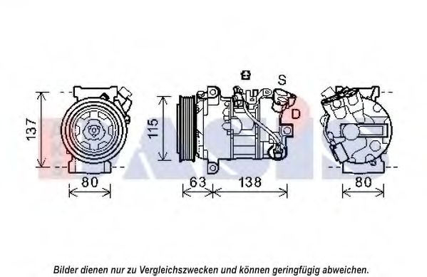 Imagine Compresor, climatizare AKS DASIS 852611N