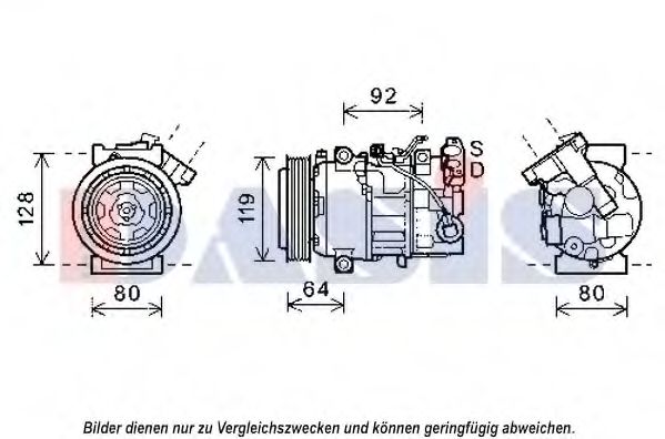 Imagine Compresor, climatizare AKS DASIS 852612N