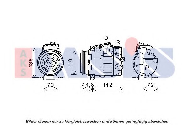 Imagine Compresor, climatizare AKS DASIS 852696N