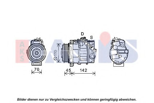 Imagine Compresor, climatizare AKS DASIS 852712N