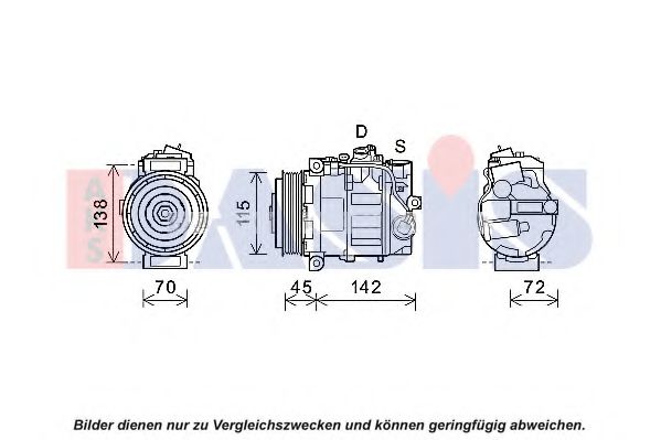 Imagine Compresor, climatizare AKS DASIS 852713N