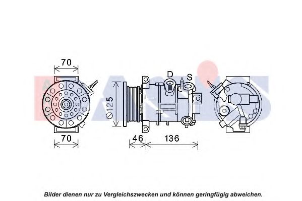 Imagine Compresor, climatizare AKS DASIS 852811N