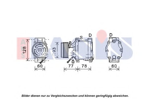 Imagine Compresor, climatizare AKS DASIS 852818N