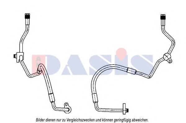 Imagine conducta inalta presiune,aer conditionat AKS DASIS 885812N