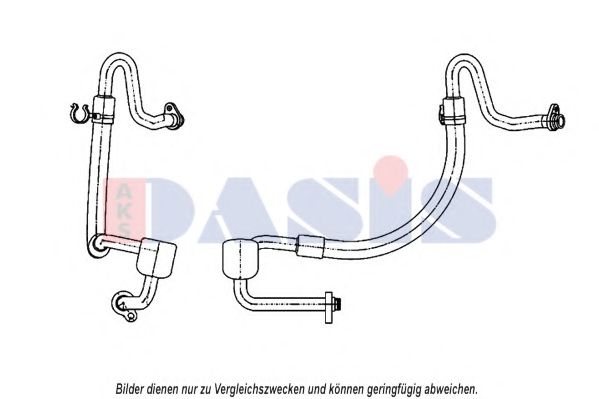 Imagine conducta joasa presiune,aer conditionat AKS DASIS 885815N