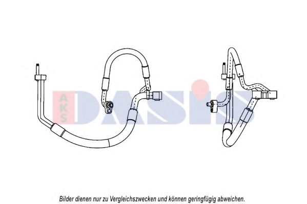 Imagine conducta presiune variabila,aer conditionat AKS DASIS 885819N