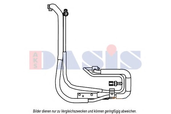 Imagine conducta inalta presiune,aer conditionat AKS DASIS 885851N