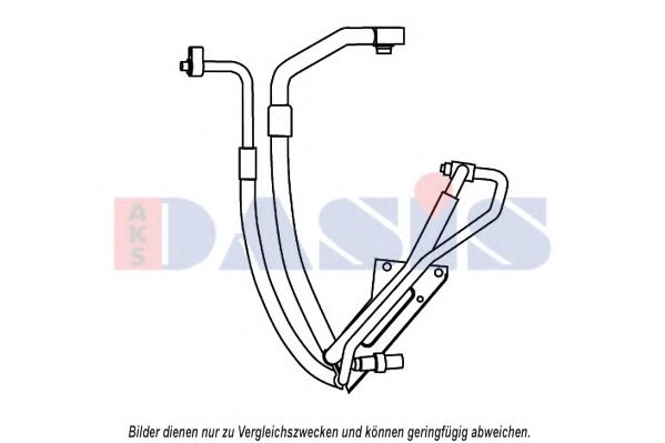 Imagine conducta inalta presiune,aer conditionat AKS DASIS 885852N