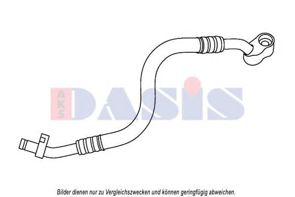 Imagine conducta inalta presiune,aer conditionat AKS DASIS 885892N