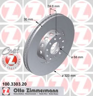 Imagine Disc frana ZIMMERMANN 100.3303.20