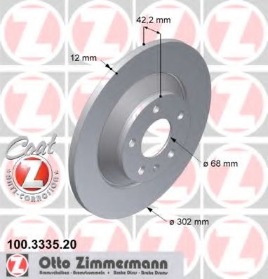 Imagine Disc frana ZIMMERMANN 100.3335.20