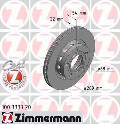 Imagine Disc frana ZIMMERMANN 100.3337.20