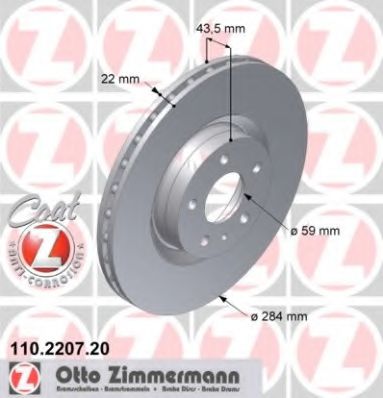 Imagine Disc frana ZIMMERMANN 110.2207.20