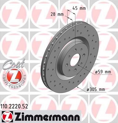 Imagine Disc frana ZIMMERMANN 110.2220.52