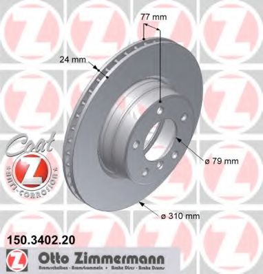 Imagine Disc frana ZIMMERMANN 150.3402.20