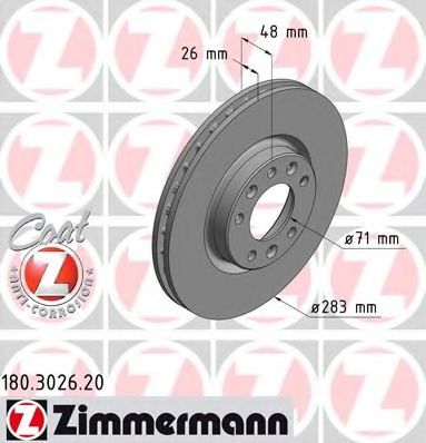 Imagine Disc frana ZIMMERMANN 180.3026.20