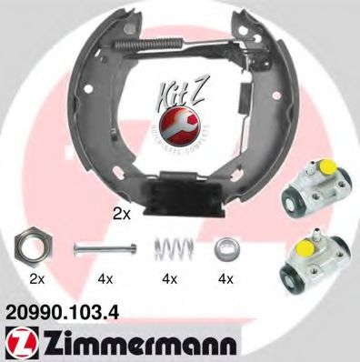 Imagine Set saboti frana ZIMMERMANN 20990.103.4