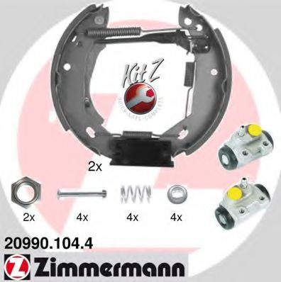 Imagine Set saboti frana ZIMMERMANN 20990.104.4