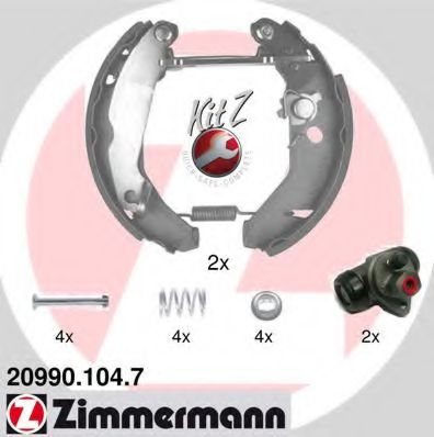 Imagine Set saboti frana ZIMMERMANN 20990.104.7