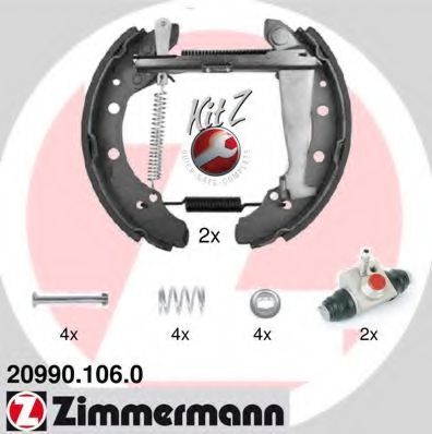 Imagine Set saboti frana ZIMMERMANN 20990.106.0