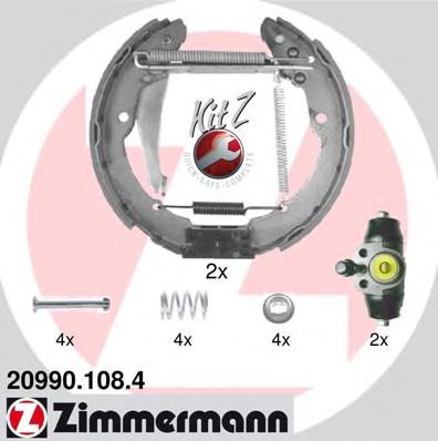 Imagine Set saboti frana ZIMMERMANN 20990.108.4