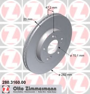 Imagine Disc frana ZIMMERMANN 280.3160.00